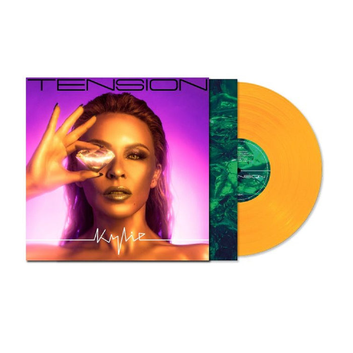 Kylie Minogue Tension Vinyl LP Transparent Orange Colour 2023