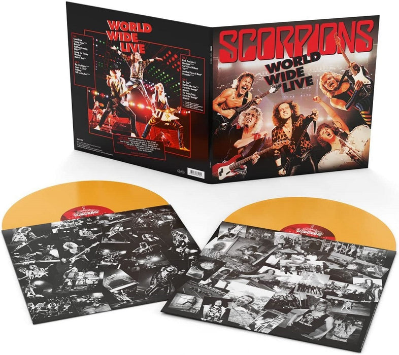 Scorpions World Wide Live Vinyl LP Transparent Orange 2023