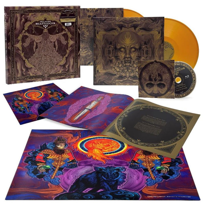 Mastodon Crack The Skye Vinyl LP Indies Gold Colour + Blu Ray 2024