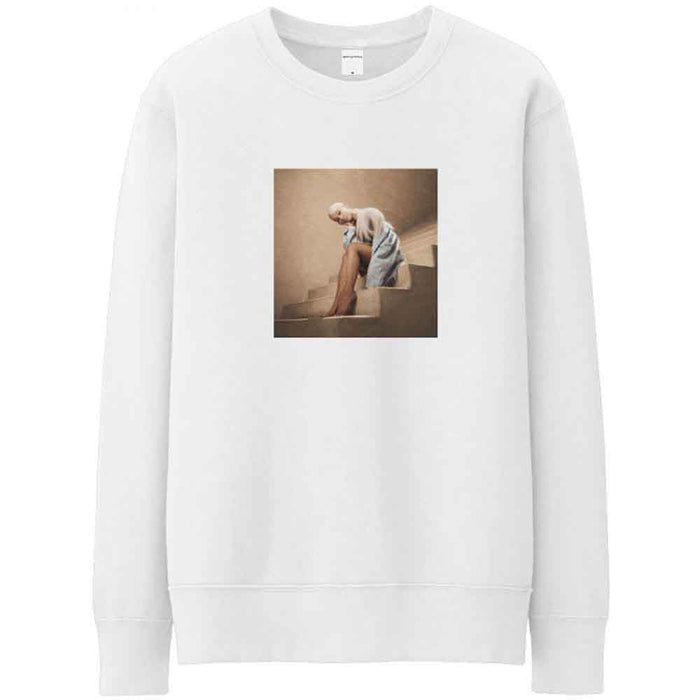 Ariana Grande Staircase White Small Sweatshirt