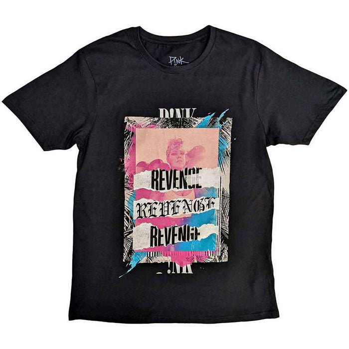 P!nk Revenge Black Small Unisex T-Shirt