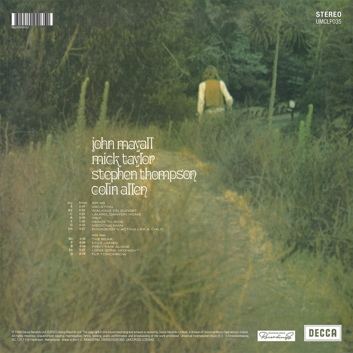 John Mayall & The Bluesbreakers Blues From Laurel Canyon Vinyl LP 2023