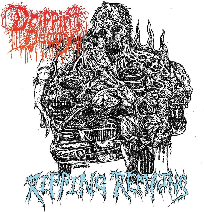 Dripping Decay Ripping Remains Vinyl LP Yellow With Lime Green Splatter Colour 2024