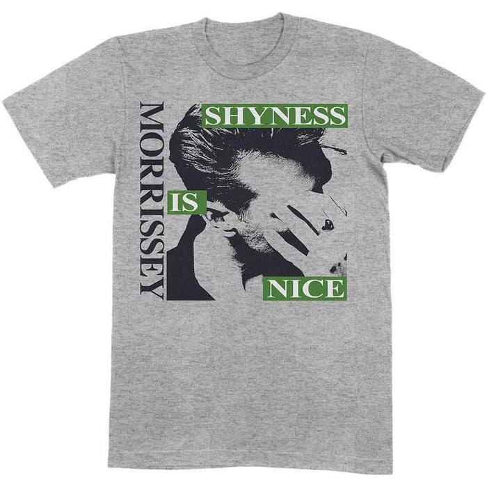 Morrissey Shyness Is Nice Grey X-Large T-Shirt