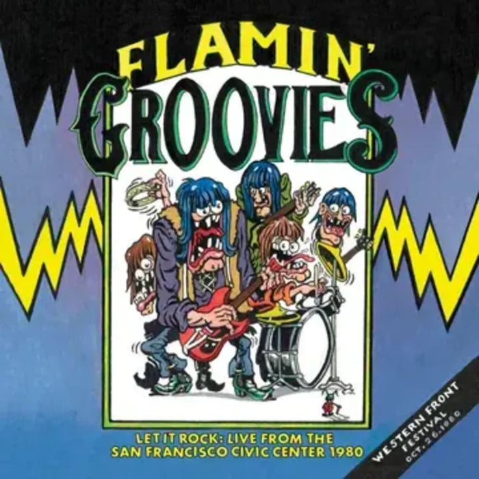 The Flamin Groovies Let It Rock!: Live from the San Francisco Civic Center 1980 Vinyl LP Orange Crush Colour Black Friday 2024