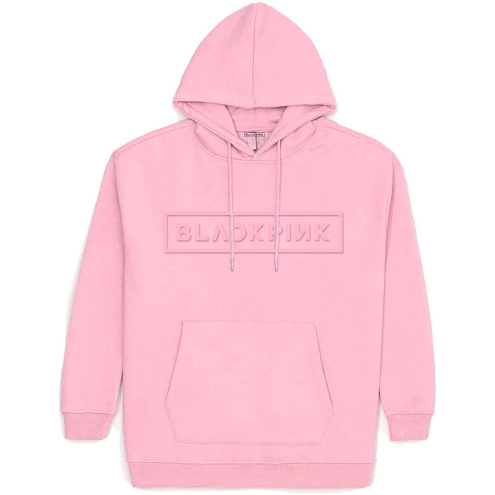 Blackpink Logo Pink Small Hoodie