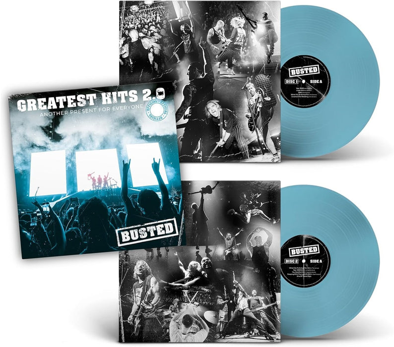 Busted Greatest Hits 2.0 (Another Present For Everyone) Vinyl LP Opaque Blue Colour 2024