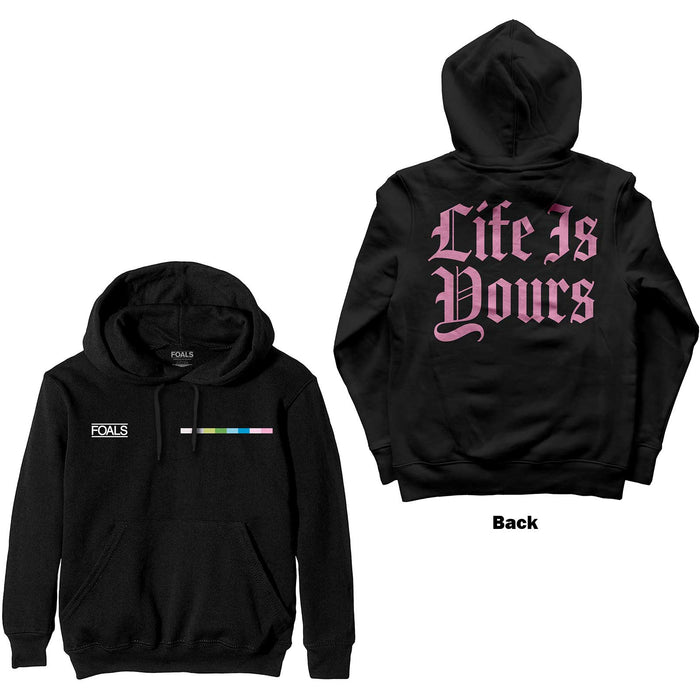 Foals Life Is Your Black X-Large Hoodie