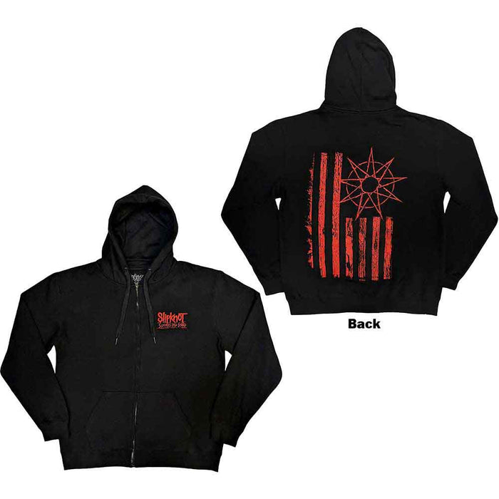 Slipknot 9-Point Flag Small Zipped Hoodie