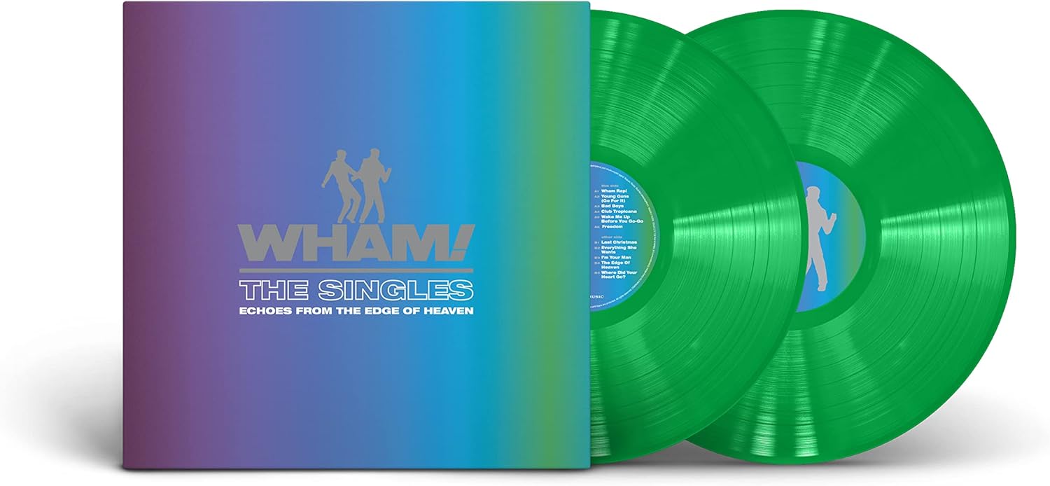 Wham! The Singles: Echoes from the Edge of Heaven Vinyl LP Neon Green Colour 2023