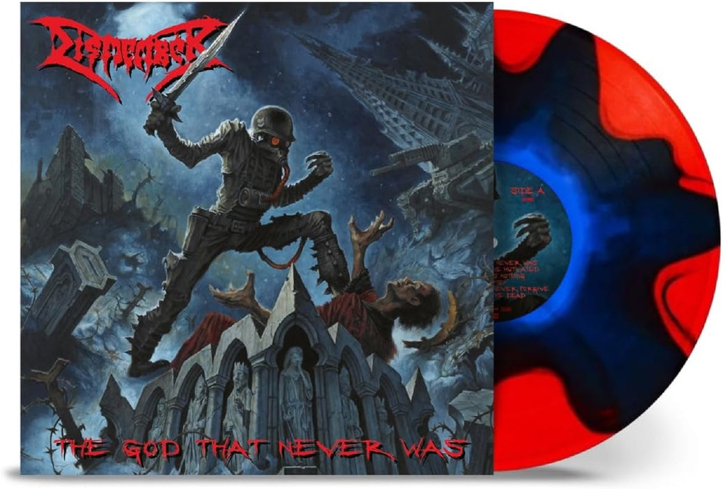 Dismember The God That Never Was Vinyl LP Blue in Red Split Colour 2023