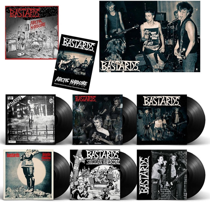 Bastards Arctic Hardcore - Complete Studio Recordings & Rare Rehearsal Tapes Vinyl LP Boxset 2023