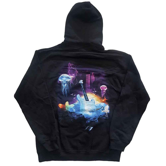 Prince Lotus Flower Black X-Large Hoodie