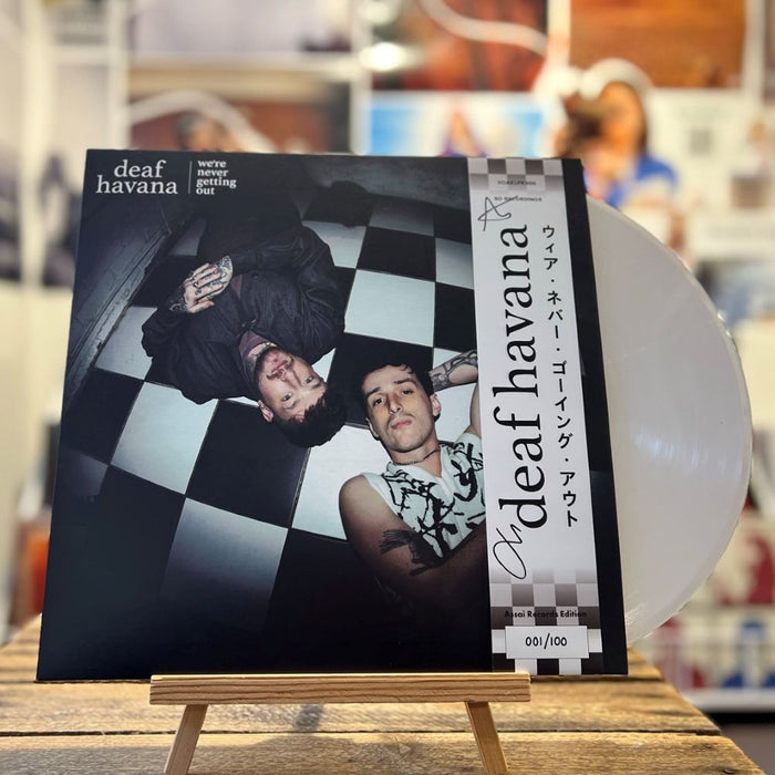 Deaf Havana We're Never Getting Out Vinyl LP Signed Assai Obi Edition Slug Genital Colour 2025