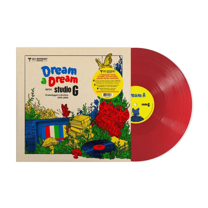 Jazz Dispensary Presents: Dream A Dream with Studio G: Cratedigger's Archive (1970-2009) Vinyl LP Opaque Red Colour 2025