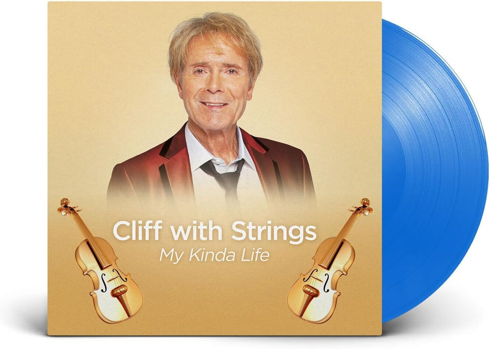 Cliff Richard Cliff with Strings - My Kinda Life Vinyl LP Blue Colour 2023