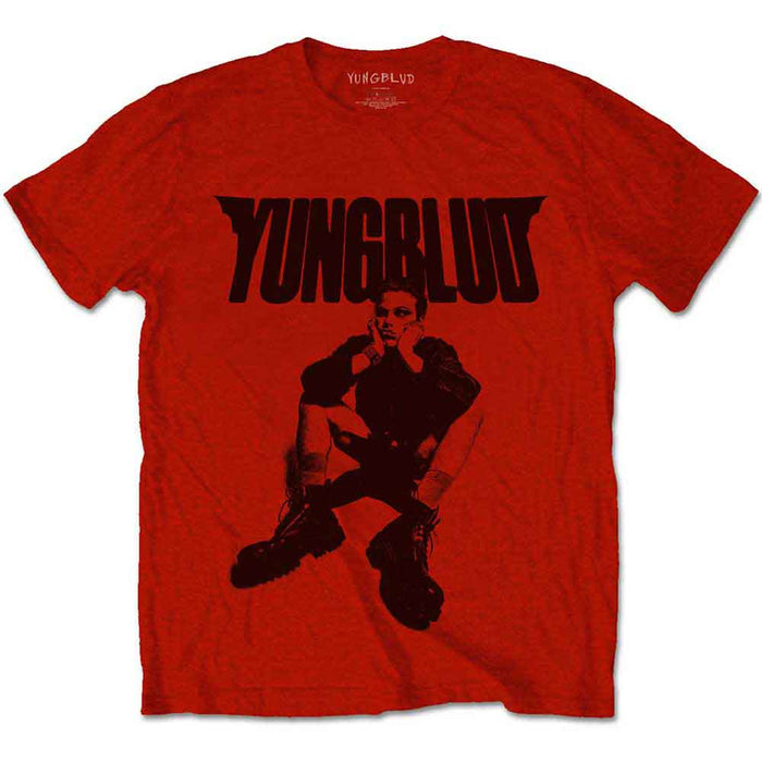 Yungblud R-U-OK? Print Red Small T-Shirt