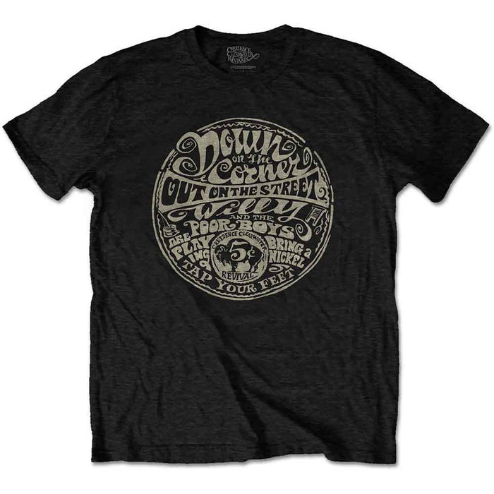Creedence Clearwater Revival Down On The Corner Black Medium T-Shirt