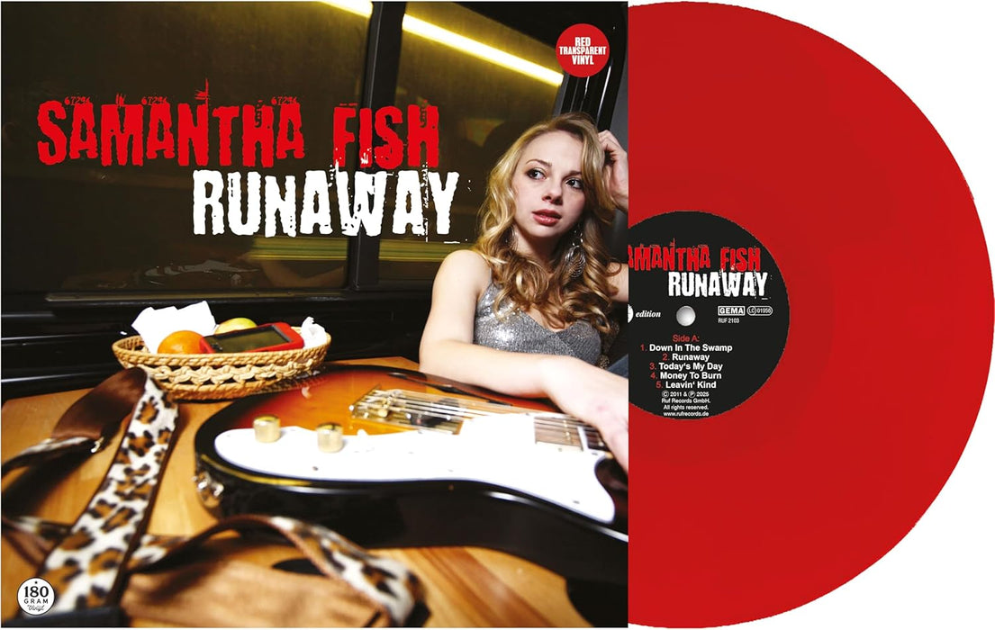 Samantha Fish Runaway Vinyl LP Red Colour Due Out 31/01/25