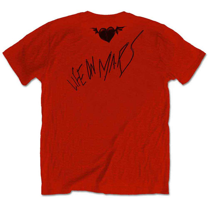 Yungblud Life on Mars Red Medium T-Shirt