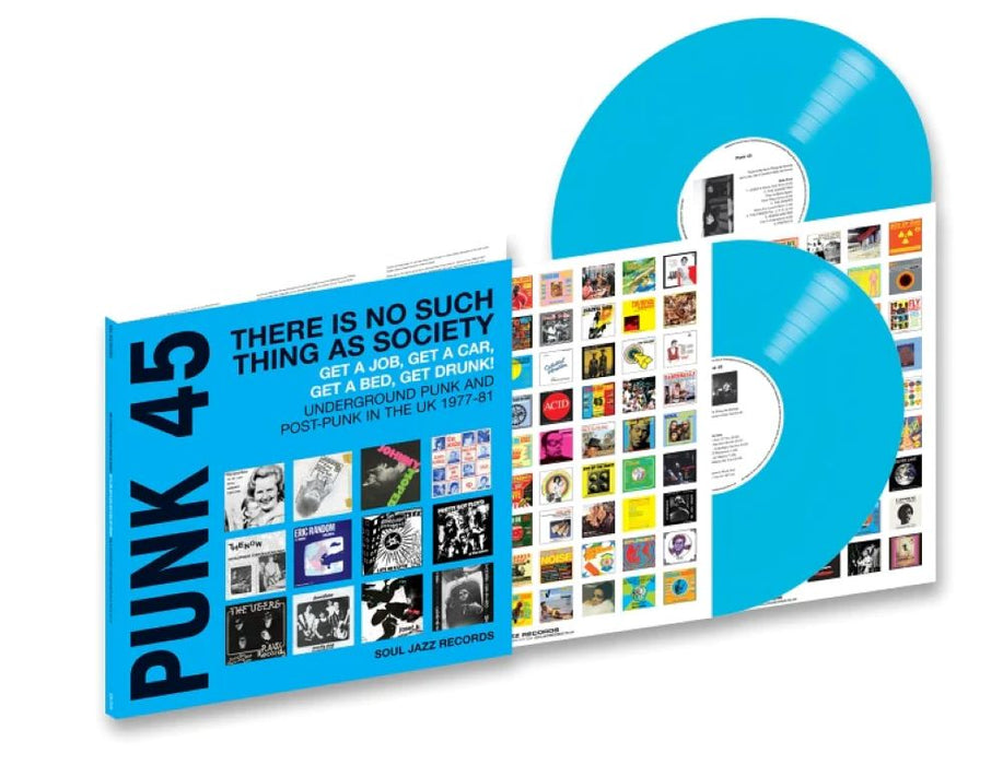 PUNK 45: There’s No Such Thing As Society – Get A Job, Get A Car, Get A Bed, Get Drunk! Underground Punk in the UK 1977-81 Vinyl LP 2024