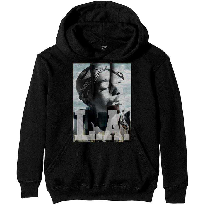 Tupac LA Skyline Black XX-Large Hoodie