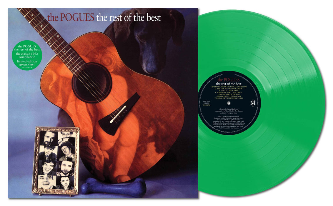 The Pogues The Rest Of The Best Vinyl LP Green Colour Due Out 14/03/25