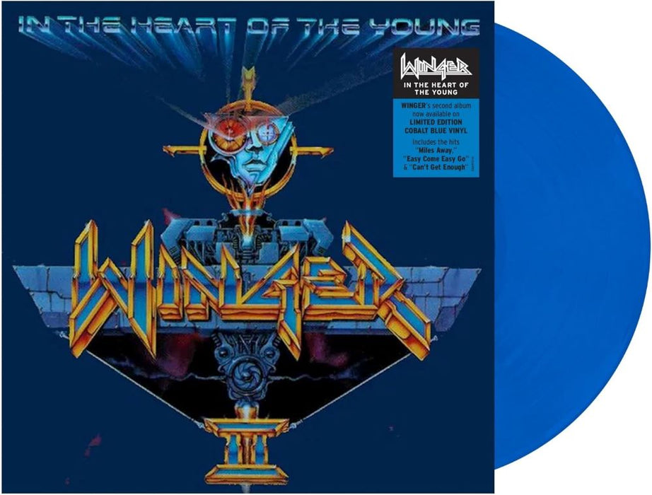 Winger Winger II: In The Heart Of The Young Vinyl LP Cobalt Blue Colour 2024