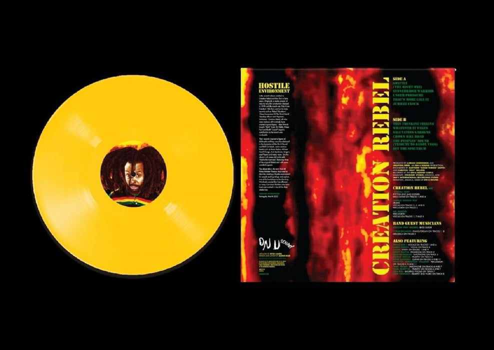 Creation Rebel Hostile Environment Vinyl LP Yellow Colour 2023