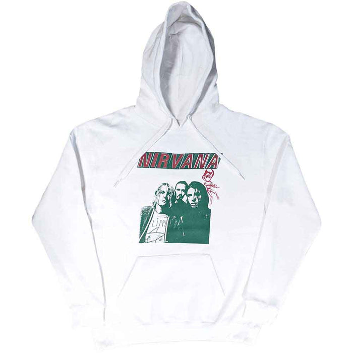 Nirvana Flipper White X-Large Hoodie