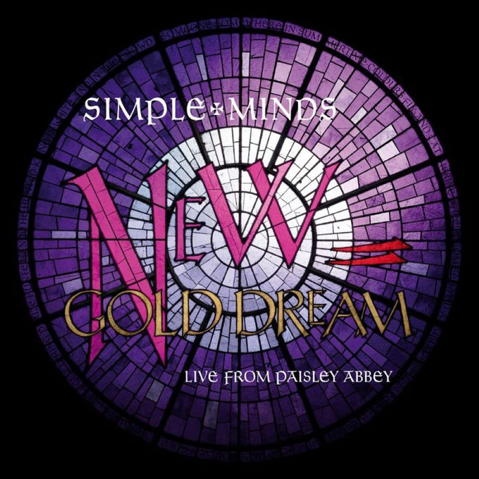 Simple Minds New Gold Dream Live From Paisley Abbey Vinyl LP Red & Black Marble Colour 2023