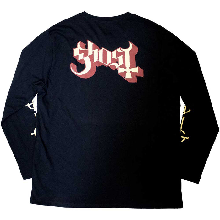 Ghost Papa & Radient Ghouls Black Large T-Shirt
