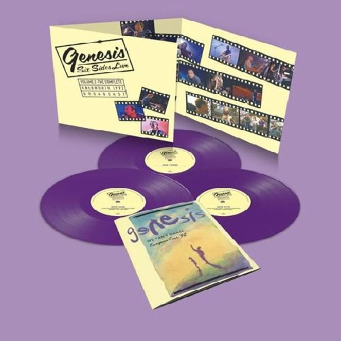 Genesis Six Sides Live, Vol.2 - The Complete Knebworth, 1992 Broadcast Vinyl LP Purple Colour 2025