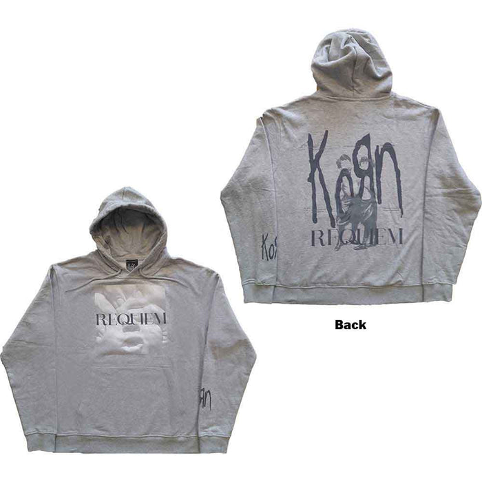 Korn Requiem Grey X-Large Hoodie