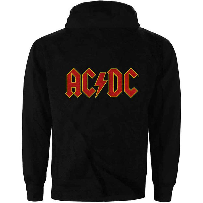 AC/DC Ladies Small Zipped Hoodie