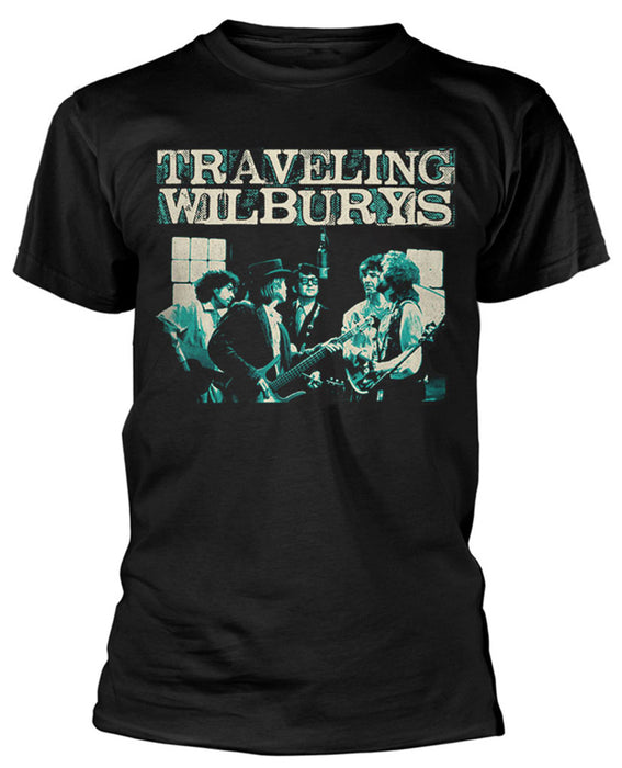 The Traveling Wilburys Performing Black XX-Large T-Shirt