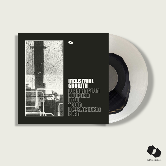 Warrington-Runcorn New Town Development Plan Industrial Growth Vinyl LP Black inside clear colour Due Out 30/10/26