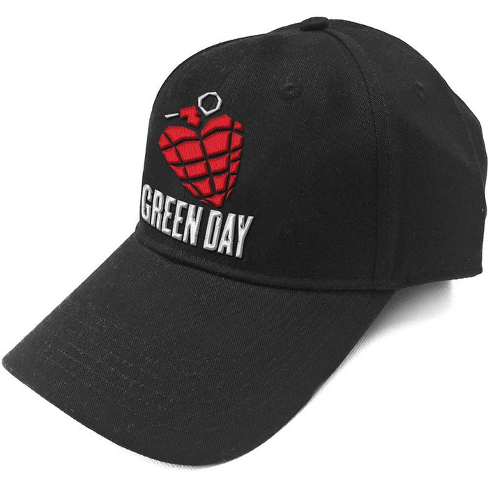 Green Day American Idiot Grenade Black Baseball Cap Hat