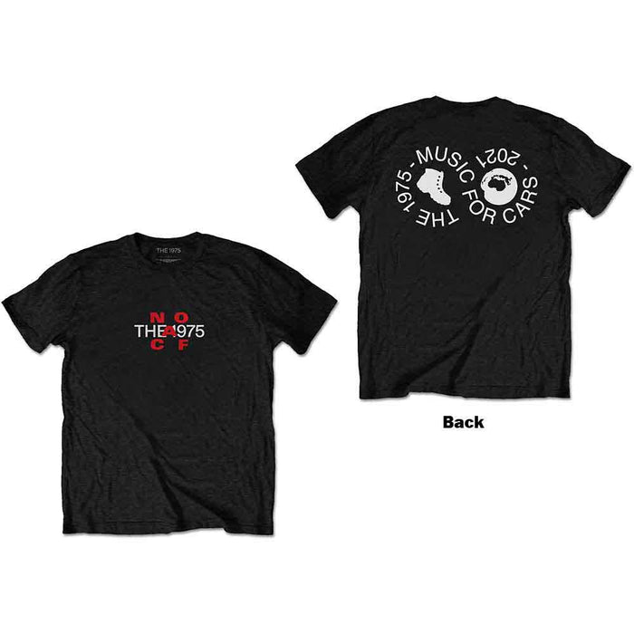 The 1975 Music For Cars Black Large T-Shirt