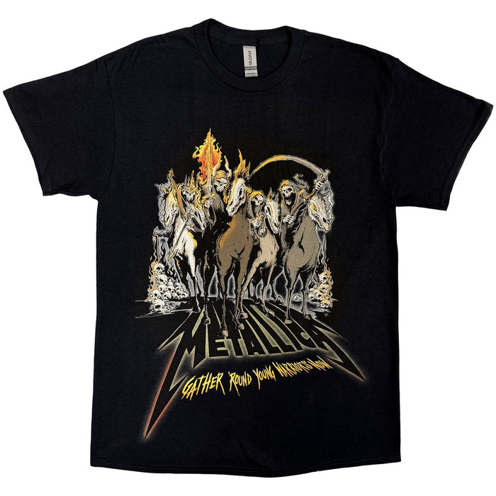 Metallica 40th Anniversary Horsemen Black X-Large T-Shirt