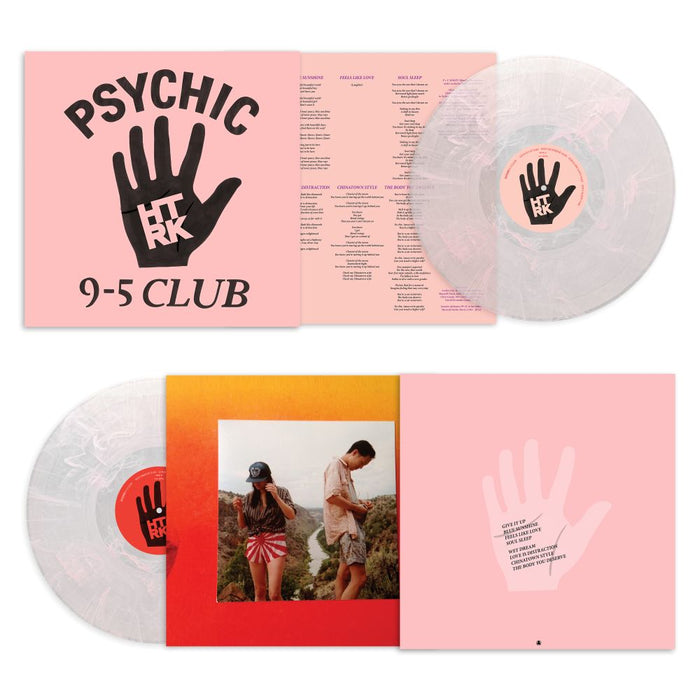 HTRK Psychic 9-5 Club Vinyl LP Clear w/Pink Swirl Colour 2025