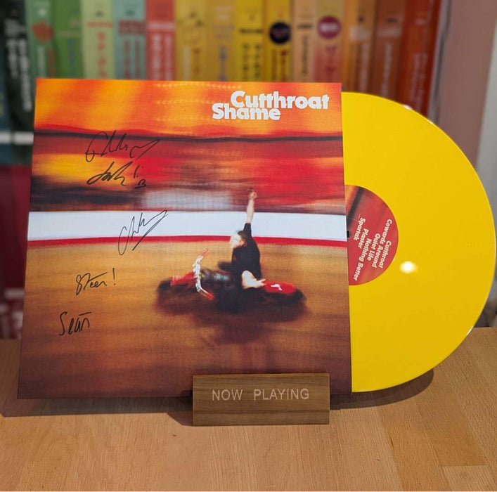 shame Cutthroat Vinyl LP Indies Signed Hot Shots Colour 2025