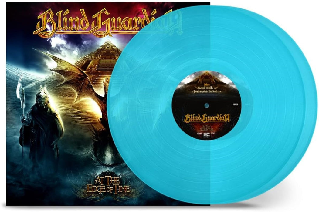 Blind Guardian At The Edge Of Time Vinyl LP Transparent Curacao Blue Colour 2023