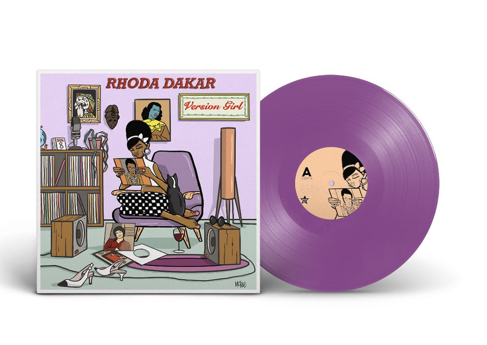 Rhoda Dakar Version Girl Vinyl LP Indies Neon Violet 2023