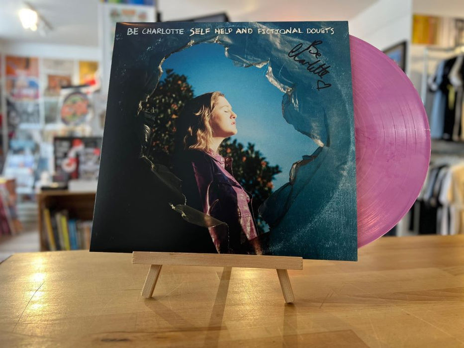 Be Charlotte Self Help And Fictional Doubts Vinyl LP SIGNED Transparent Violet Colour 2024