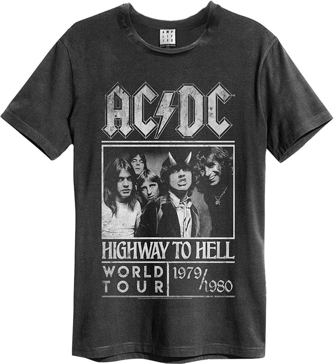AC/DC Highway To Hell Tour 79/80 Vintage Charcoal Large T-Shirt — Assai ...
