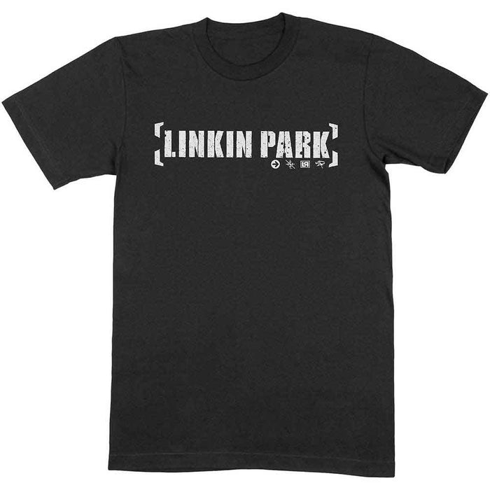 Linkin Park Bracket Logo Black Small T-Shirt