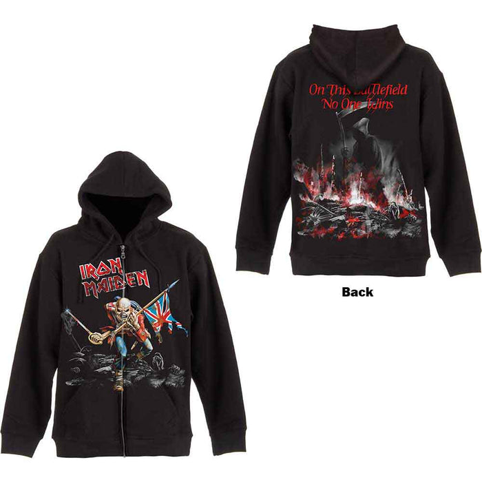 Iron Maiden Scuffed Trooper X-Large Zipped Hoodie