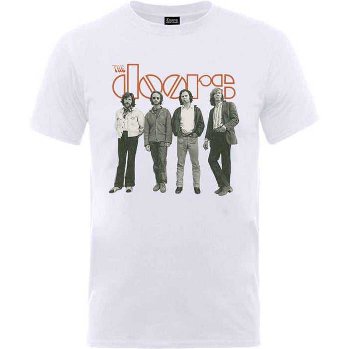 The Doors Band Standing White XX-Large T-Shirt