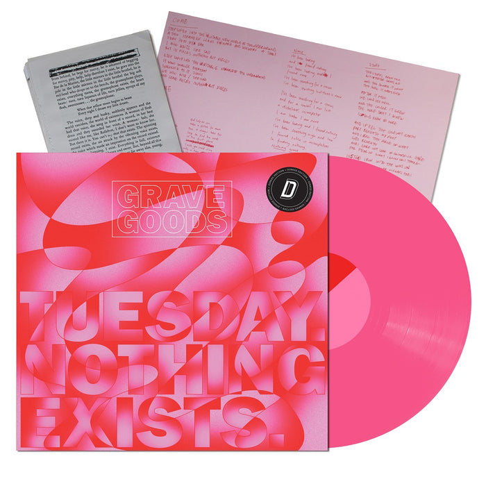 GRAVE GOODS - TUESDAY. NOTHING EXISTS. Vinyl LP 2022 Ltd. Dinked Edition #206